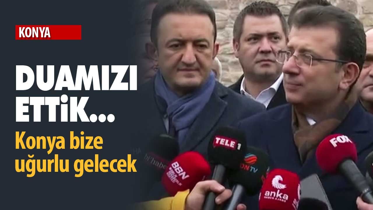 Başkanlar Konya'da! Ekrem İmamoğlu'na Mevlana ziyaretinde mahkeme sorusu