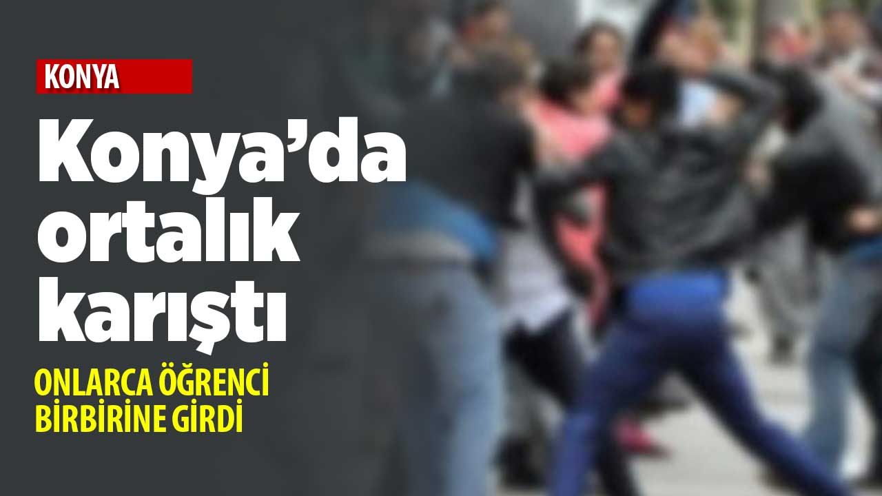 Konya'da ortalık karıştı: 7 öğrenci yaralandı