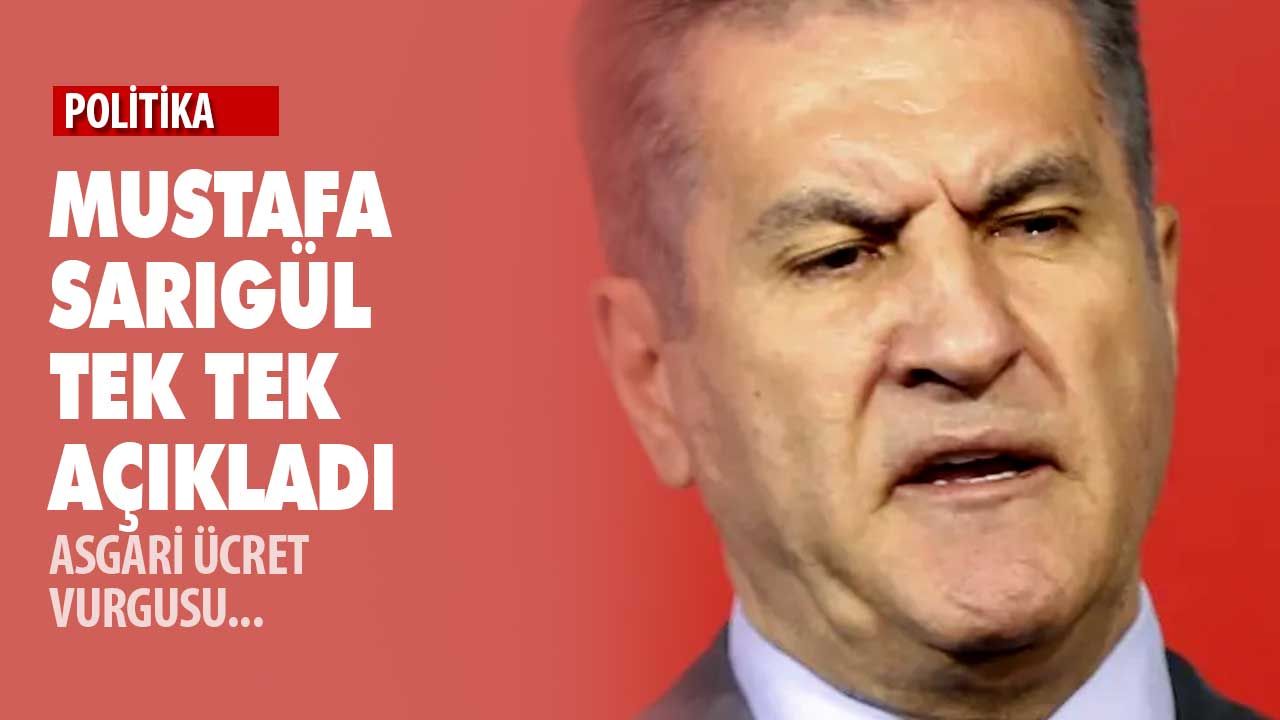Mustafa Sarıgül seçim vaatlerini sıraladı