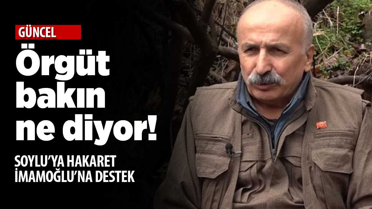 Terör örgütü PKK'nın üst yönetiminden İmamoğlu'na övgüler