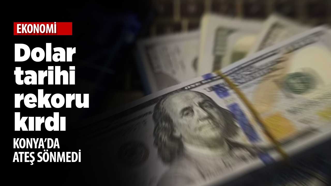 Dolar Konya'da bazı dövizcilerde 19 liradan satılıyor
