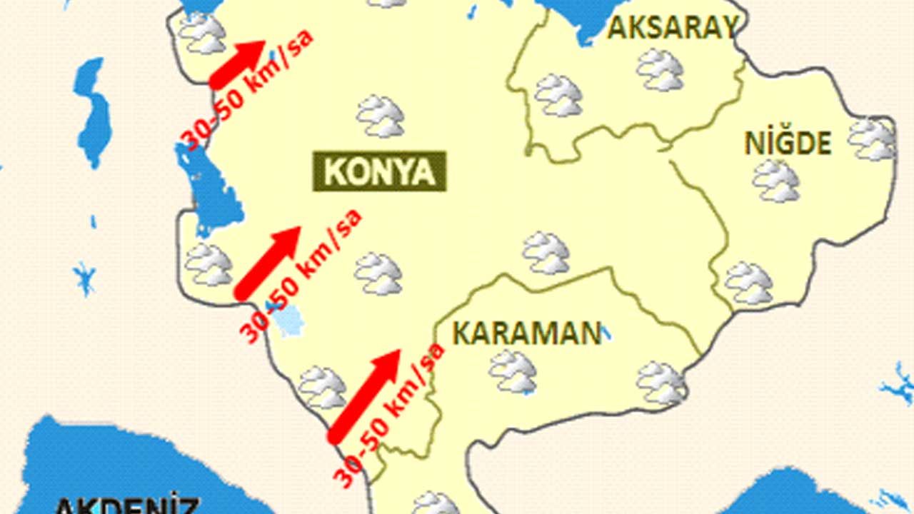 Meteoroloji'den Konya'ya son dakika uyarısı