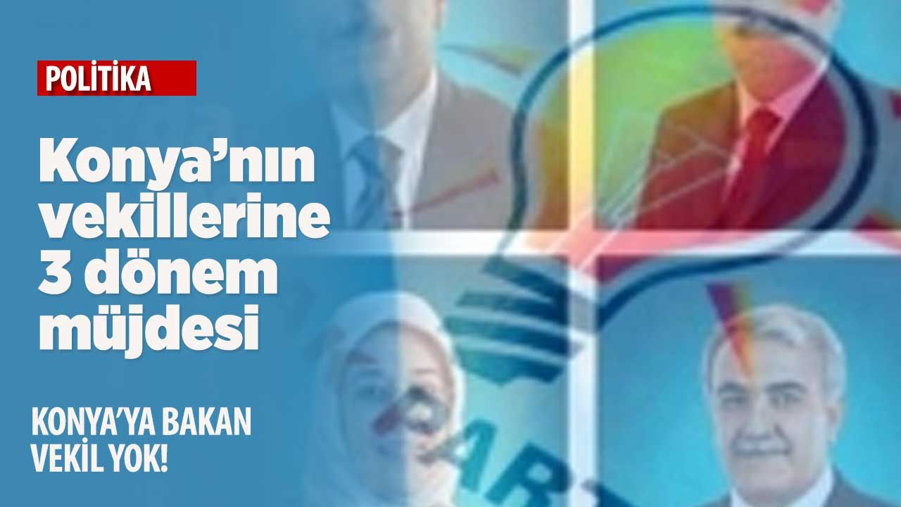 AK Parti Konya'da 3 dönem kuralını ortadan kaldıran istek