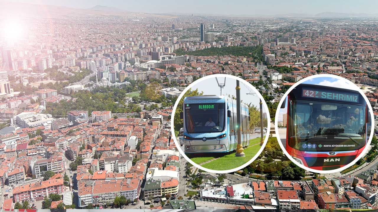 Konya Büyükşehir duyurdu: Toplu ulaşım yine ücretsiz
