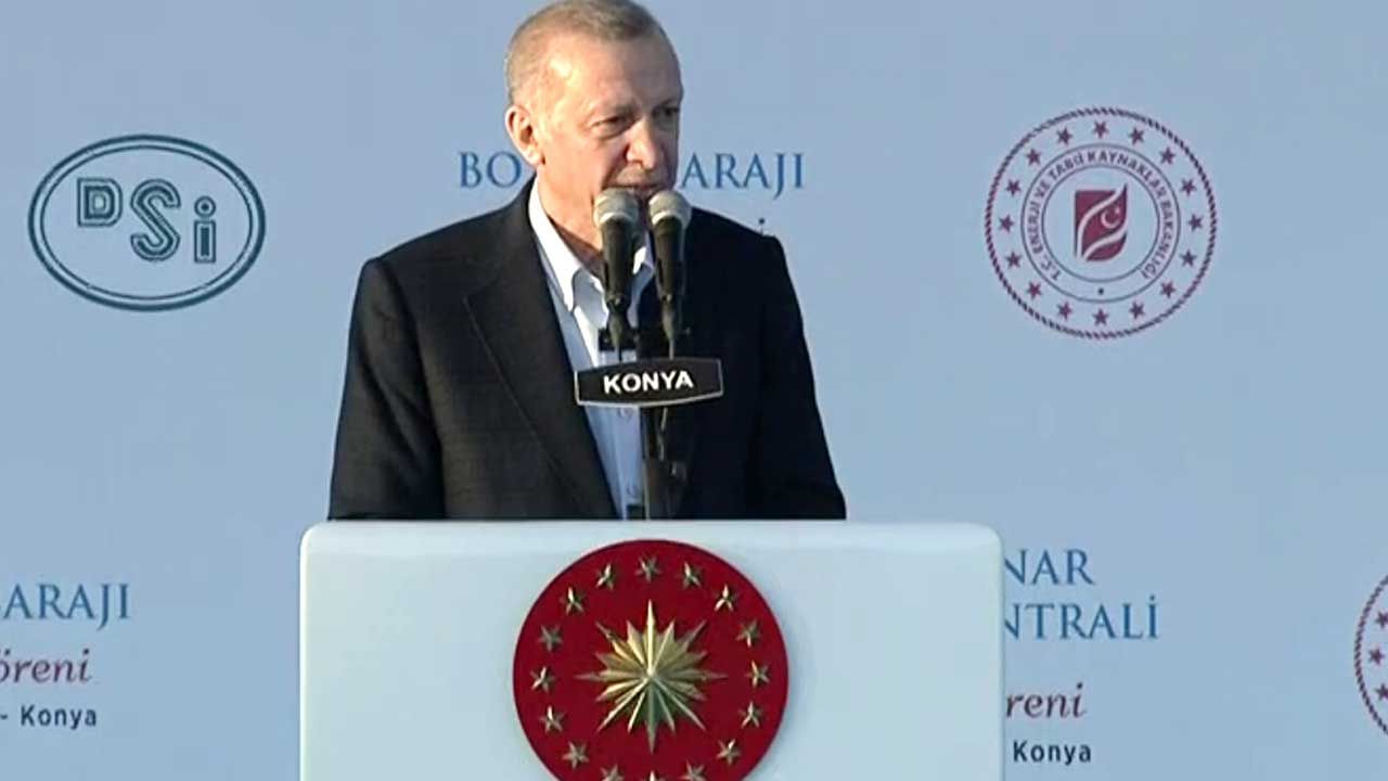 Erdoğan petrol müjdesini Konya'da duyurdu