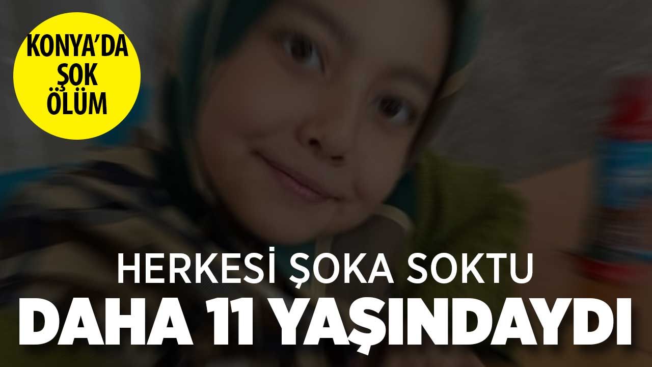 Konya'da şok ölüm! 11 yaşındaki Erva Dalda kalp krizi geçirdi