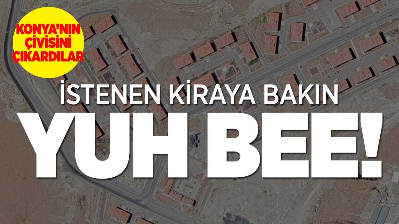 Konya'da TOKİ konutlarına asgari ödeme fahiş kira!