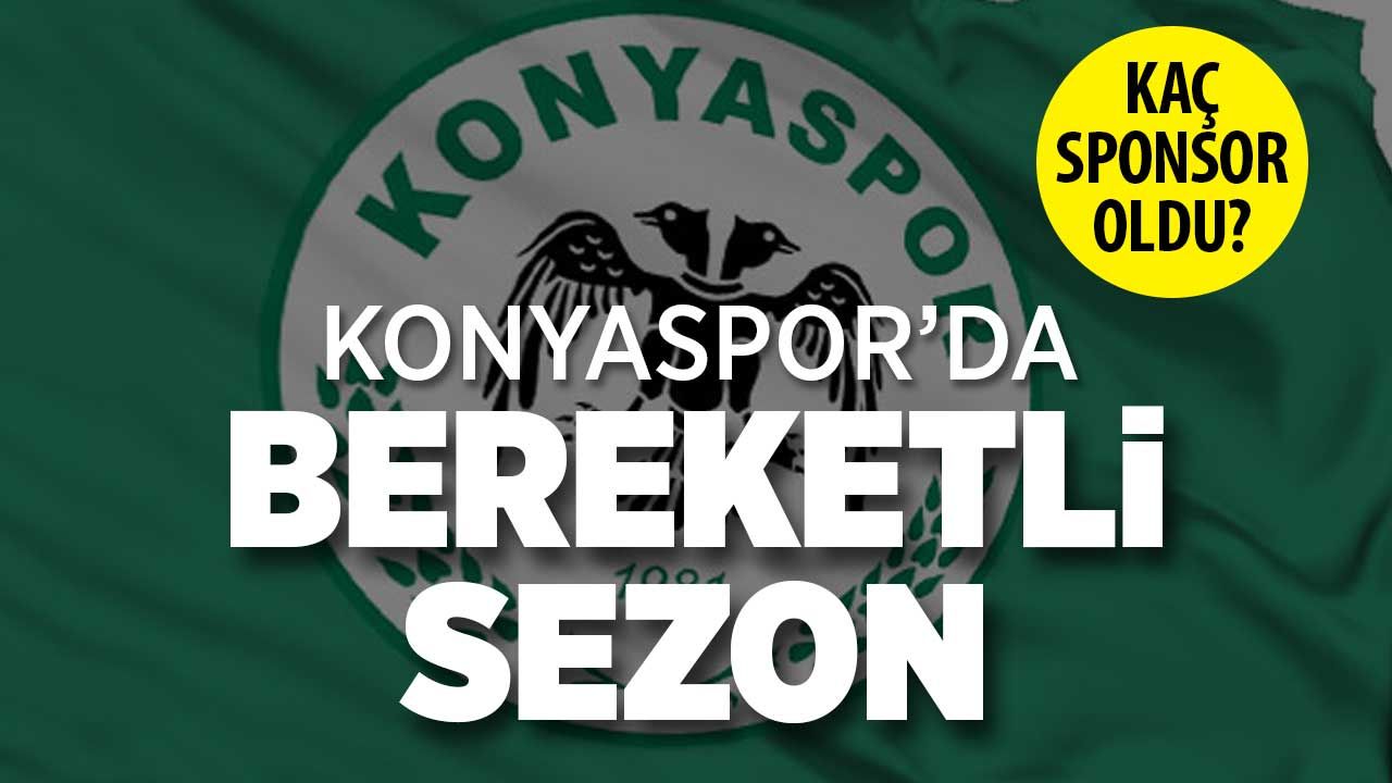 Konyaspor'da sponsor bereketi