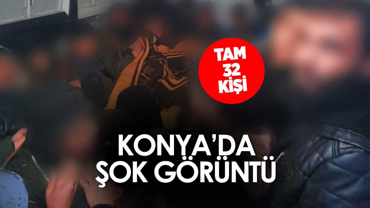 Konya'da yakalandılar: 19'unda kimlik çıkmadı