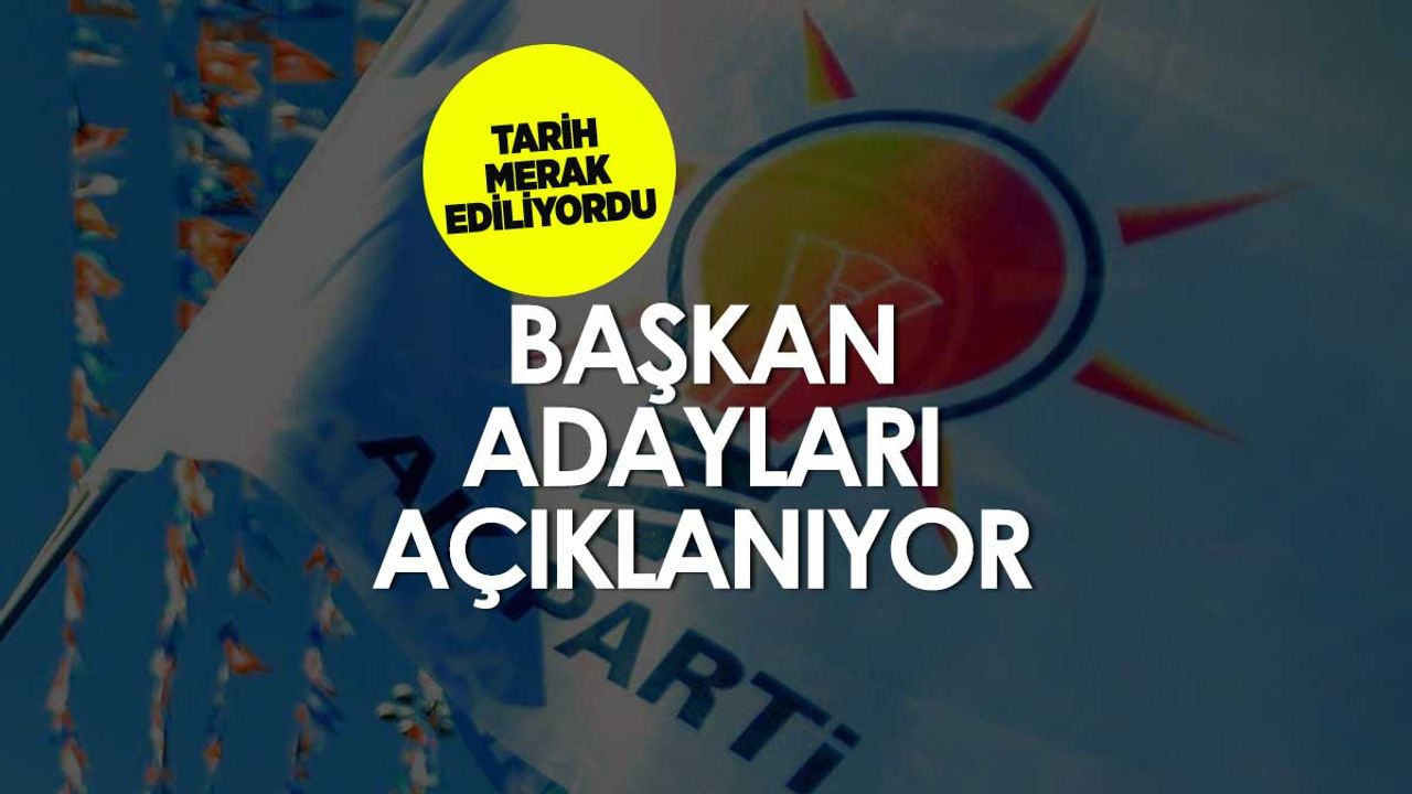 AK Parti Konya belediye başkan adayları açıklanıyor