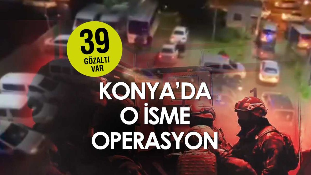 Konya'da "Kafes-39" Operasyonu: Şantaj, Uyuşturucu ve Yağma Suçlamaları