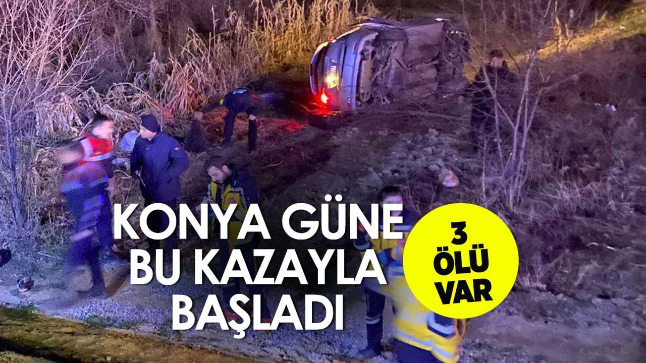 Akşehir'de trafik kazası: 3 kişi yaşamını yitirdi
