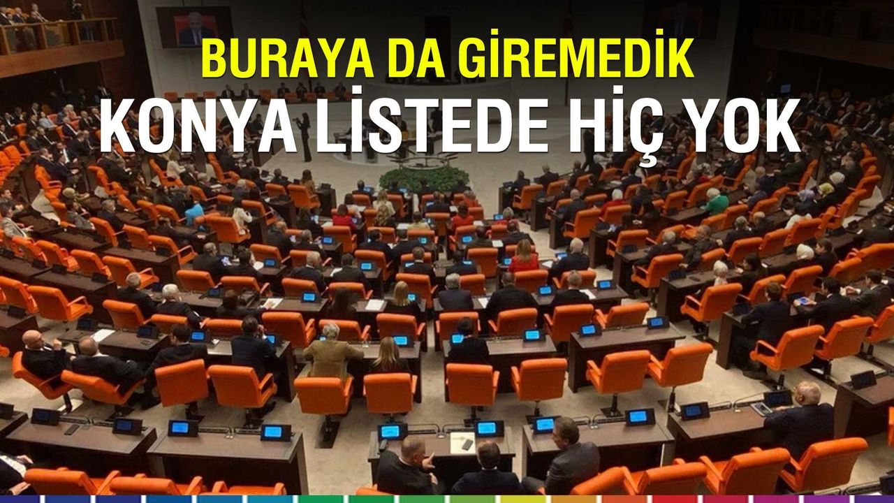Yine gençlerin gözünde yok sayılan şehir Konya oldu