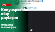 Konyaspor'dan Galatasaray maçı sonrası olay paylaşım