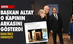 Başkan Altay Konya Taşbina'daki o kapının ardını gösterdi