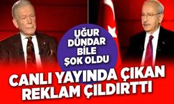 Kılıçdaroğlu'nun canlı yayınında çıkan reklam çıldırttı