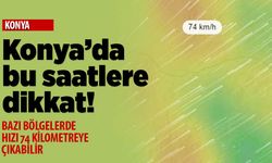 Konya'da rüzgara dikkat! İlçe ilçe hava durumu