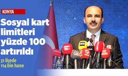 Konya Büyükşehir Belediyesi Sosyal Kart limiti yüzde 100 artırıldı