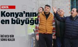 Konya'nın en büyük camisi Ulu Cami'nin iki ucu bir sonu kaldı