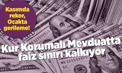 Kur Korumalı Mevduatta faiz sınırı kalkıyor
