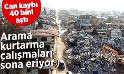 Arama kurtarma çalışmaları sona eriyor! Can kaybı 40 bini aştı