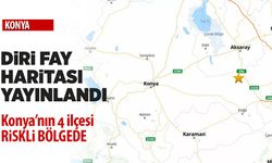 Yenilenmiş fay haritasına göre Konya'nın 4 ilçesi deprem riski altında