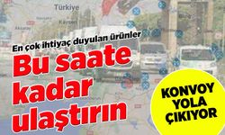 Konya'dan deprem bölgesine yardım yağıyor! Dengedent de bir konvoy hazırlıyor