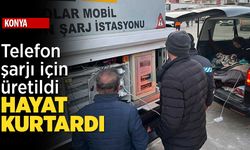Telefon şarjı için üretildi, hayat kurtardı