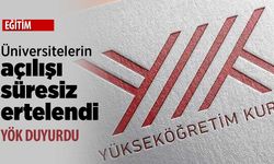 Üniversitelerin açılışı süresiz ertelendi