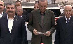 Cumhurbaşkanı Erdoğan CHP'li belediyeleri eleştirirken Başkan Altay sahnedeki yerini aldı