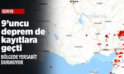 Konya'da 2.7 büyüklüğünde deprem meydana geldi