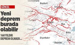 Yeni deprem uyarısını 75 kilometrelik hatla Bingöl'ü işaret etti