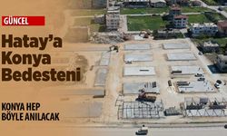 Depremin yıktığı Hatay'a Konya Bedesteni