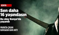 O yaşta yanında bıçak taşıyor! Konya'da parkta kan döküldü
