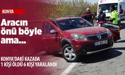 Konya'da yaşanan trafik kazasında 1 ölü var