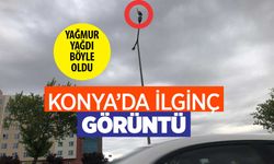 Konya'dan geçiyordu durmak zorunda kaldı