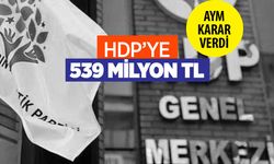 539 milyon TL HDP'ye verilebilir