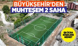 Konya'nın en yüksek iki bölgesine halı saha