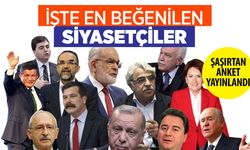Seçim sonrası en beğenilen siyasetçiler anketi yayınlandı