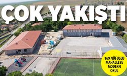 169 nüfuslu mahalleye herşeyi olan okul
