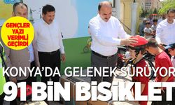 Güle Oynaya Camiye Gel Projesi'nde Bisiklet Dağıtımı Başladı