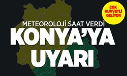 SON DAKİKA! Konya'ya sarı uyarı geldi