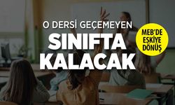 Milli Eğitim'de Eskiye Dönüş! Türkçe'yi Geçemeyen Sınıfta Kalır