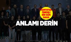 Konya'da anlamlı koşu