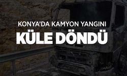 Seydişehir'de Kireç Taşı Yüklü Hafriyat Kamyonu Alevlere Teslim Oldu