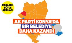 AK Parti Konya'da Bir Belediyeyi Daha Kazandı