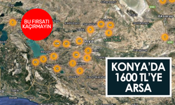 Konya'da 1600 TL'den başlayan fiyatlarla 413 hazine arazisi satışa çıktı