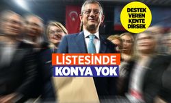 CHP'nin 38. Kurultayında Özgür Özel'in Parti Meclisi (PM) ve Yüksek Disiplin Kurulu (YDK) Üyeleri Arasında Konya Yok