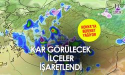 Konya'da Yağmur Devam Edecek, Bazı İlçelere Kar Yağabilir!