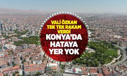 Konya Valisi Hata İstemiyor